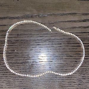 16” Diamond Moissanite Tennis Necklace
